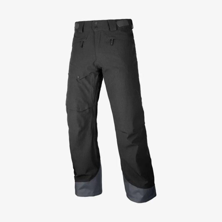 Black Salomon Untracked Men's Ski Pants | IE RW5702